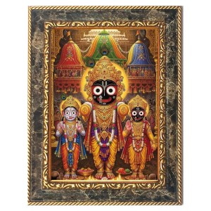 Jai Jagannath Digital Print Photo 6.7x8.7 inches - Vibrant Religious Wall Art for Home or Office Decor.