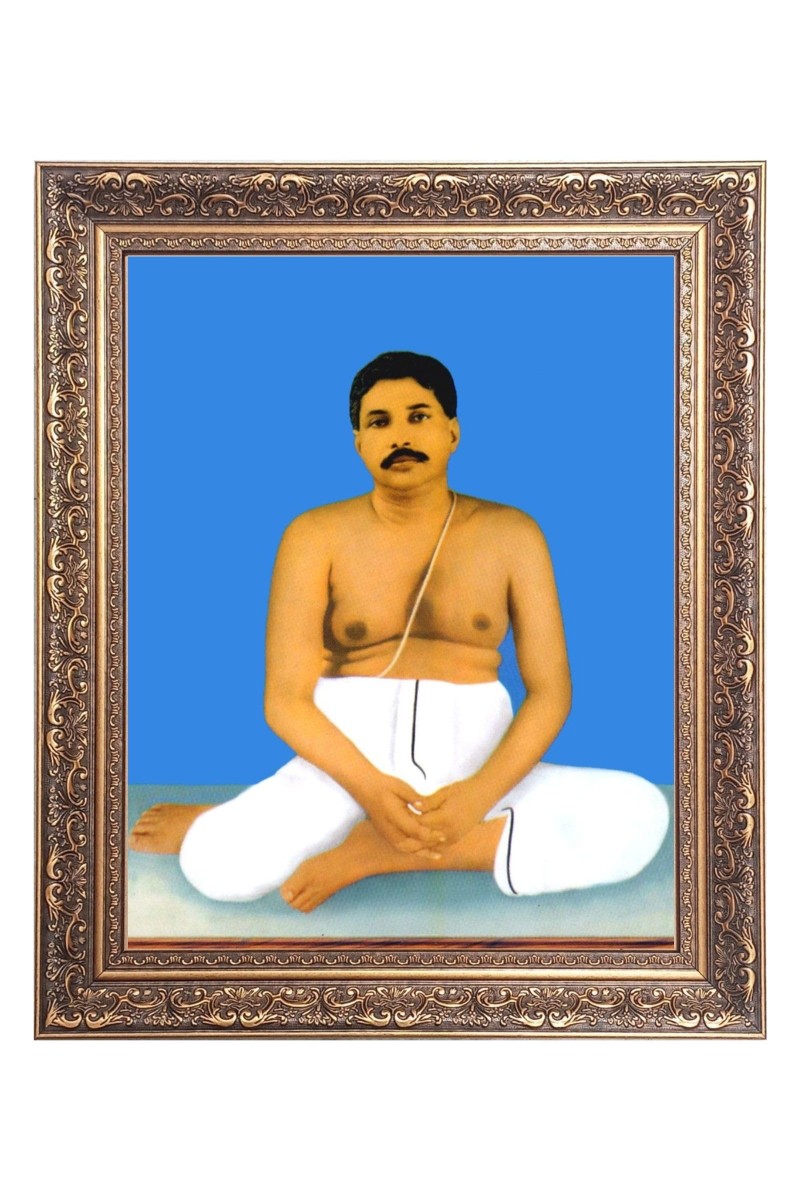 Sri Sri Thakur Anukul Big Photo Frame - 16x20 Inches for Home & Office Decoration
