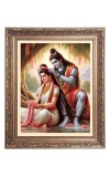 Lord Shiv & Maa Parbati Big Photo Frame - 22x26 Inches for Home & Office Decoration
