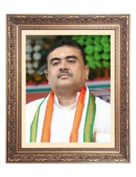Sri Suvendu Adhikari Big Photo Frame - 22x26 Inches for Home & Office Decoration