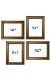 HI Tech Sales Combo Of Beautiful Personalised Photo Frames Of 4 (7X9 inch) for Tabletop And Wall mount