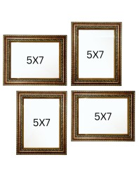 HI Tech Sales Combo Of Beautiful Personalised Photo Frames Of 4 (7X9 inch) for Tabletop And Wall mount