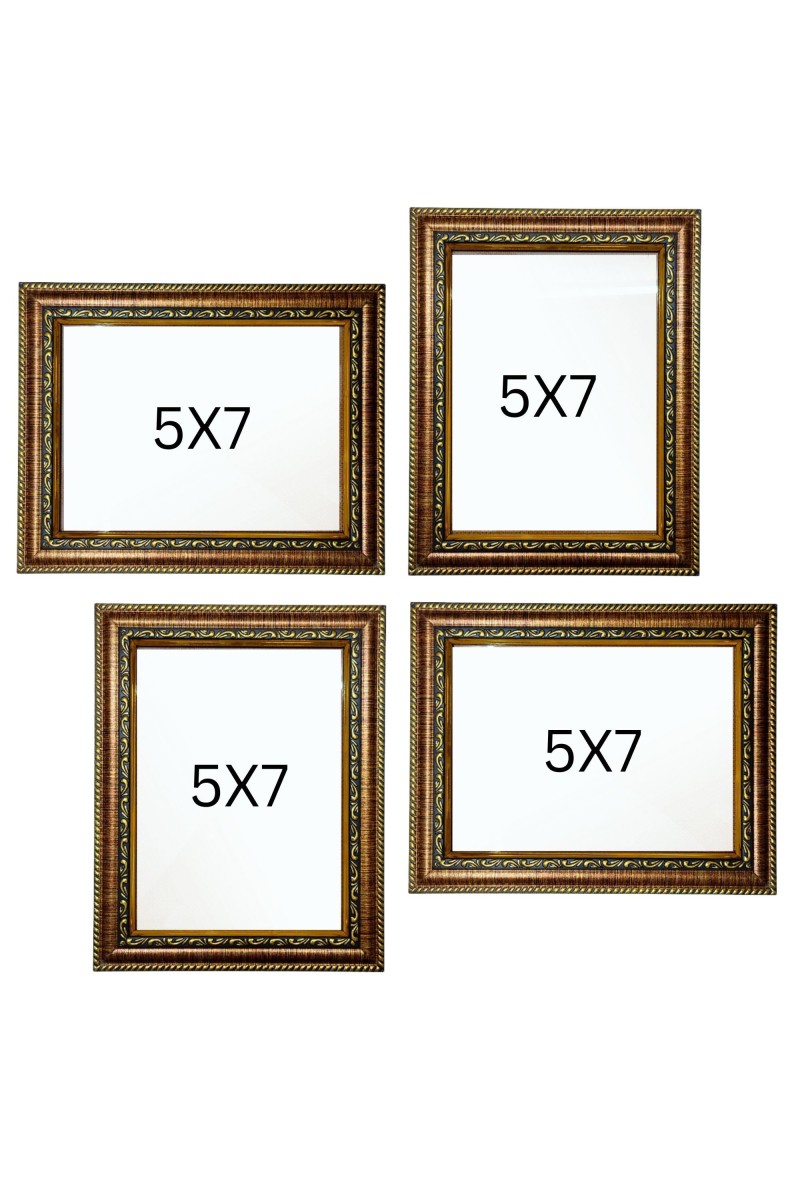 HI Tech Sales Combo Of Beautiful Personalised Photo Frames Of 4 (7X9 inch) for Tabletop And Wall mount