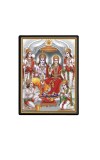 Ram Darbar Laminated Photo - 5x7 Inches, Divine Blessings for Home & Office and Temple Decoration