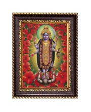 Jai Maa Kali Digital Print Photo 6.7x8.7 inches - Vibrant Religious Wall Art for Home or Office Decor.