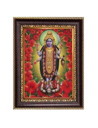 Jai Maa Kali Digital Print Photo 12.7x14.7 inches (I6120) - Vibrant Religious Wall Art for Home or Office Decor.