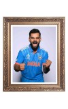 Sri Virat Koholi Big Photo Frame - 18x22 Inches for Home & Office Decoration