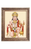 Sri Hanuman Big Photo Frame - 24x28 Inches for Home & Office Decoration