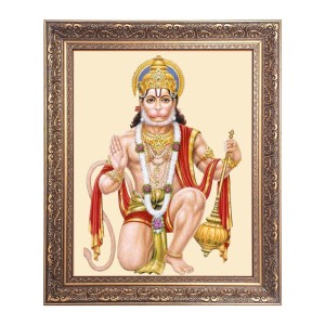 Sri Hanuman Big Photo Frame - 24x28 Inches for Home & Office Decoration Sri Hanuman Big Photo Frame - 24x28 Inches for Home & Office Decoration