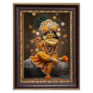 Divine Krishna Digital Print Photo 14.7x16.7 inches (I6023) - Vibrant Religious Wall Art for Home or Office Decor. Divine Krishna Digital Print Photo 14.7x16.7 inches (I6023) - Vibrant Religious Wall Art for Home or Office Decor.
