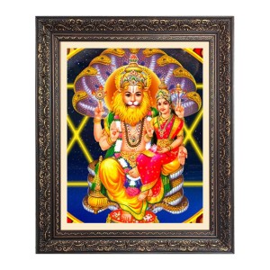 God Sri Lakshmi Narasimha Big Photo Frame - 24x28 Inches for Home & Office Decoration God Sri Lakshmi Narasimha Big Photo Frame - 24x28 Inches for Home & Office Decoration
