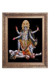 Maa Kaali Big Photo Frame - 18x22 Inches for Home & Office Decoration