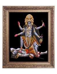 Maa Kaali Big Photo Frame - 20x24 Inches for Home & Office Decoration