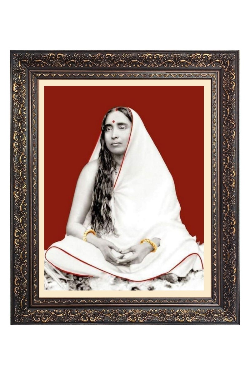 Maa Sarada Big Photo Frame - 16x20 Inches for Home & Office Decoration