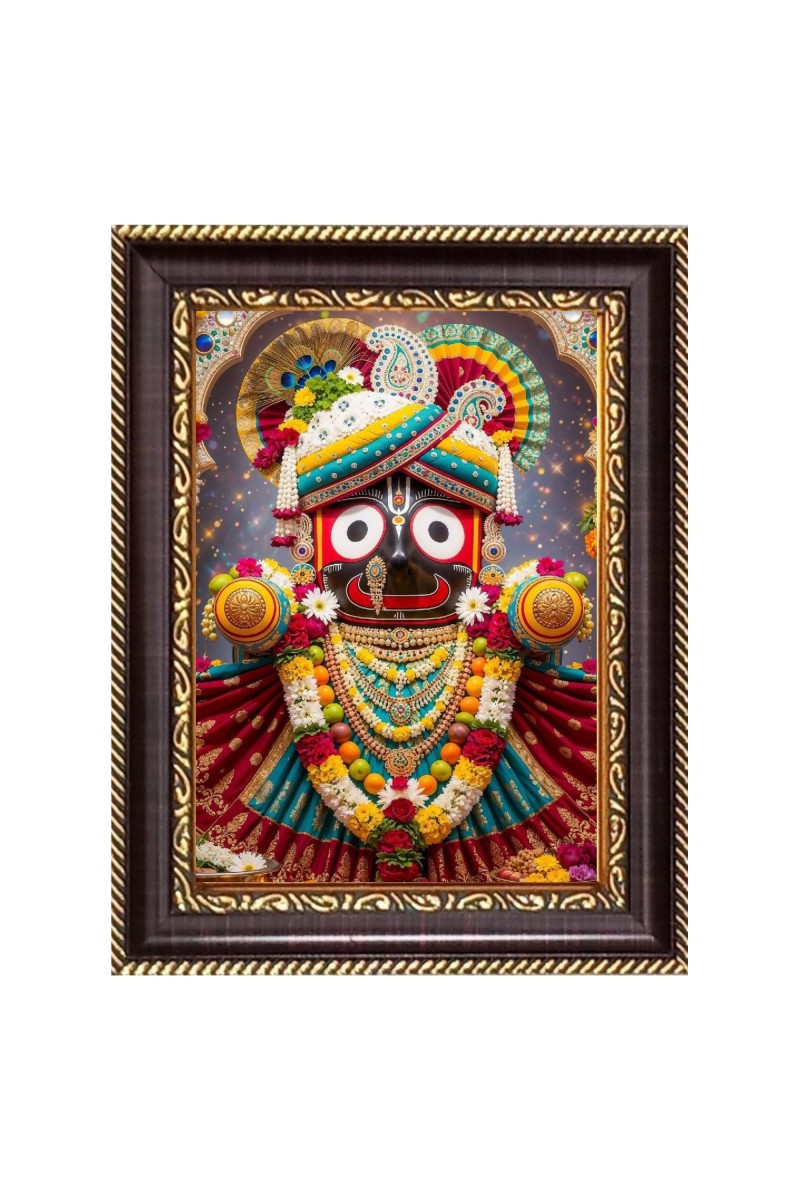 Lord jagannath Digital Print Photo 8.7x10.7 inches (I5996) - Vibrant Religious Wall Art for Home or Office Decor.