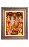 Ram Darbar Big Photo Frame - 20x24 Inches for Home & Office Decoration