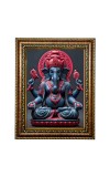 Hi Tech Sales Ganesh Ji Black And Red Photo Frame for wall/table, Study & living room, gifts (10 x 12)