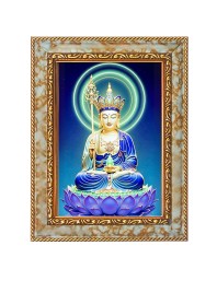 Buddhism Digital Print Photo 6.7x8.7 inches (I6088) - Vibrant Religious Wall Art for Home or Office Decor.