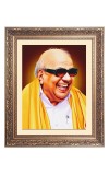 Sri Karunanidhi Big Photo Frame - 24x28 Inches for Home & Office Decoration