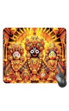 Customized Lord Jagannath Picture Sublimation Mouse Pad | 8 X 7.5 Inch | Smooth Cloth Surface | Non-Slip Rubber Base | Personalized Mousepad for Laptop & Desktop (F16969)
