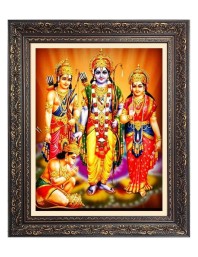 Ram Darbar Big Photo Frame - 16x20 Inches for Home & Office Decoration