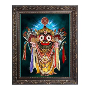 God Jagannath Big Photo Frame - 18x22 Inches for Home & Office Decoration God Jagannath Big Photo Frame - 18x22 Inches for Home & Office Decoration