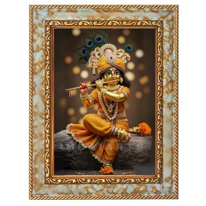 Divine Krishna Digital Print Photo 8.7x10.7 inches (I6021) - Vibrant Religious Wall Art for Home or Office Decor. Divine Krishna Digital Print Photo 8.7x10.7 inches (I6021) - Vibrant Religious Wall Art for Home or Office Decor.
