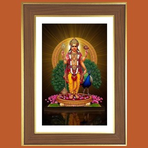 Lord Kartikeya Photo Frame - 12x16 Inches, Brown Wooden Frame for Home, Office & Temple Decoration Lord Kartikeya Photo Frame - 12x16 Inches, Brown Wooden Frame for Home, Office & Temple Decoration