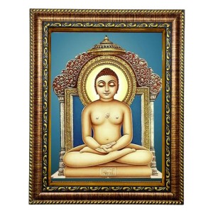 Hi Tech Sales Mahavira Jain Photo Frame for Office, Wall/Table, Study room & living room, gifts | PVC Frame & Front Face - Glass (7 x 9) Hi Tech Sales Mahavira Jain Photo Frame for Office, Wall/Table, Study room & living room, gifts | PVC Frame & Front Face - Glass (7 x 9)