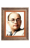 Netaji Subhash Chandra Bose Big Photo Frame - 20x24 Inches for Home & Office Decoration