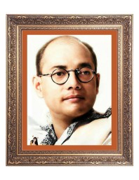 Netaji Subhash Chandra Bose Big Photo Frame - 24x28 Inches for Home & Office Decoration
