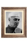 Pundit Jawaharlal Nehru Big Photo Frame - 16x20 Inches for Home & Office Decoration
