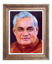 Sri Atal Bihari Bajpayee Big Photo Frame - 24x28 Inches for Home & Office Decoration