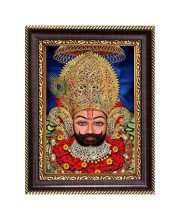 Shree Khatu Shyam Ji Digital Print Photo 6.7x8.7 inches (I6093) - Vibrant Religious Wall Art for Home or Office Decor.