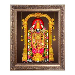 Lord Tirupati Balaji Big Photo Frame - 18x22 Inches for Home & Office Decoration Lord Tirupati Balaji Big Photo Frame - 18x22 Inches for Home & Office Decoration
