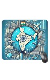 Customized Beautiful India View Picture Sublimation Mouse Pad | 8 X 7.5 Inch | Smooth Cloth Surface | Non-Slip Rubber Base | Personalized Mousepad for Laptop & Desktop (F17386)