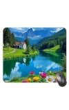 Customized Beautiful View Picture Sublimation Mouse Pad | 8 X 7.5 Inch | Smooth Cloth Surface | Non-Slip Rubber Base | Personalized Mousepad for Laptop & Desktop (F17444)
