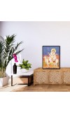 Gauri Ma Laminated Photo - 5x7 Inches, Divine Blessings for Home & Office and Temple Decoration