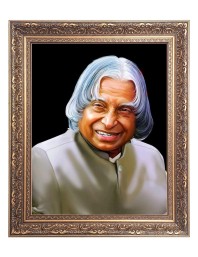 Sr. APJ Abdul Kalam Big Photo Frame - 18x22 Inches for Home & Office Decoration