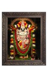 Lord Tirupati Balaji Big Photo Frame - 24x28 Inches for Home & Office Decoration