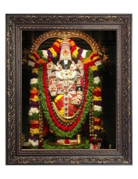 Lord Tirupati Balaji Big Photo Frame - 24x28 Inches for Home & Office Decoration