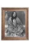 Sri Ma Anandamayi Big Photo Frame - 24x28 Inches for Home & Office Decoration
