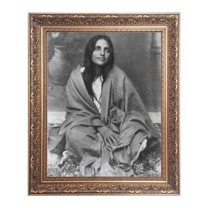 Sri Ma Anandamayi Big Photo Frame - 16x20 Inches for Home & Office Decoration