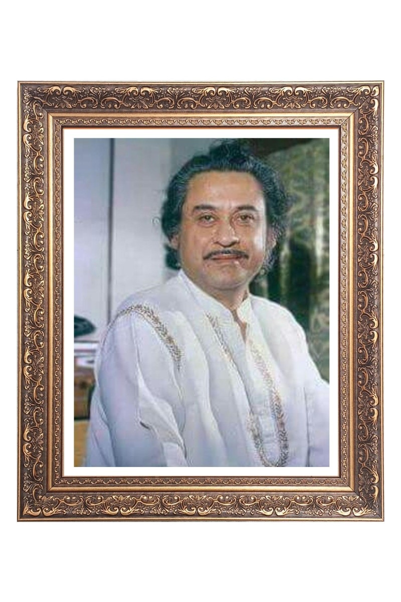 Indian playback singer Sri Kishore Kumar Big Photo Frame - 24x28 Inches for Home & Office Decoration