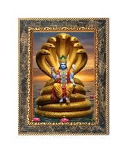 Lord vishnu Digital Print Photo 6.7x8.7 inches (I6097) - Vibrant Religious Wall Art for Home or Office Decor.