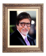 Sri Amitabh Bachchan Big Photo Frame - 18x22 Inches for Home & Office Decoration