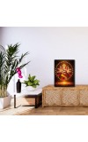 Ganesh Laminated Photo - 5x7 Inches, Divine Blessings for Home & Office and Temple Decoration