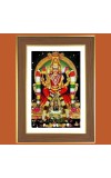 Angala parameshwari Photo Frame - 12x16 Inches, Brown Wooden Frame for Home, Office & Temple decoration