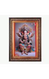 Sri Ganesh Color Photo 8x12 Inch - Vibrant Religious Wall Art for Home or Office Decor.