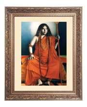 Sri Pranabananda JI Big Photo Frame - 24x28 Inches for Home & Office Decoration